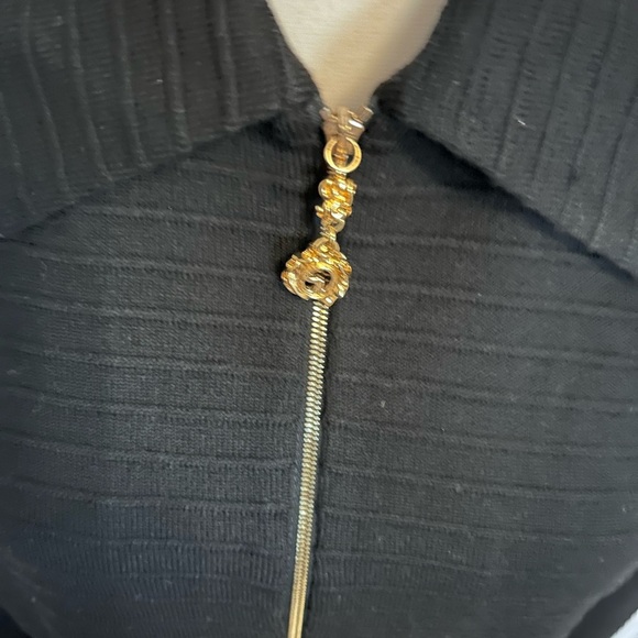 Vintage St. John Collection by Marie Gray Zip Lady Jacket in Black Women’s Sz 12 - Picture 4 of 7